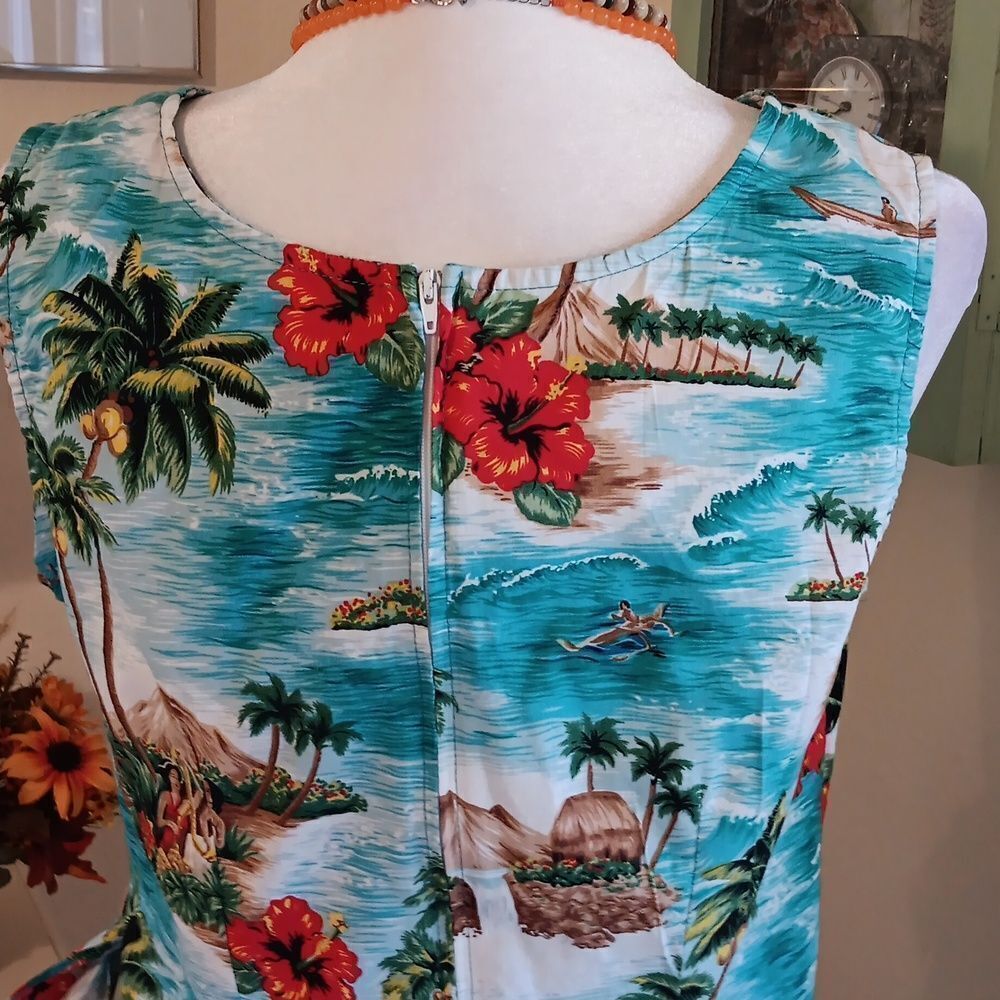 Vintage Shannon Marie Mock Sarong. Hawaiian, Tropical - Picture 7 of 12